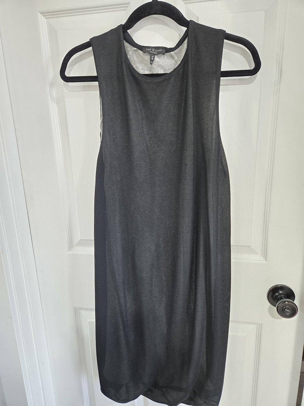 Rag & Bone All-Black Sleeveless Dress Size M